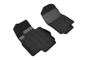 Mercedes-Benz GLS-Class Floor Mats - Front - 3D MAXpider - Elegant Hybrid - Black - `20-`21 Mercedes-Benz GLS-Class Floor Mats - Front - 3D MAXpider - Elegant Hybrid - Black - `20-`21